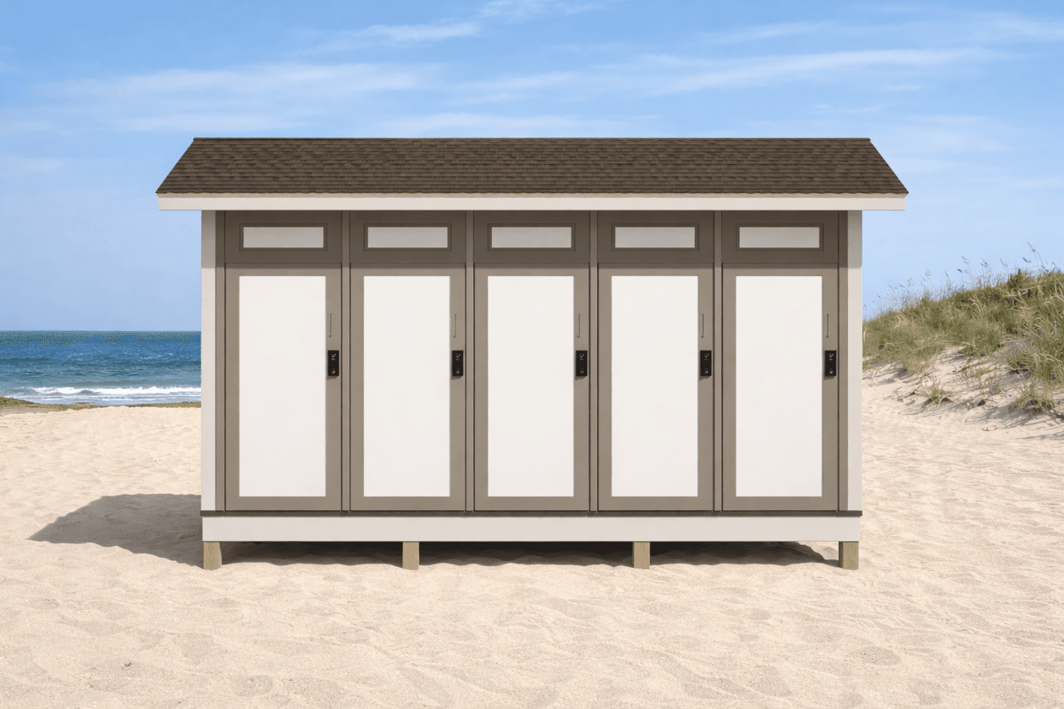 Pearl Beach Lockers front view